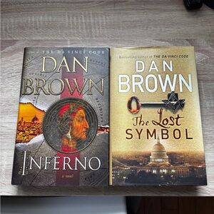Dan Brown Hardcover Book Set